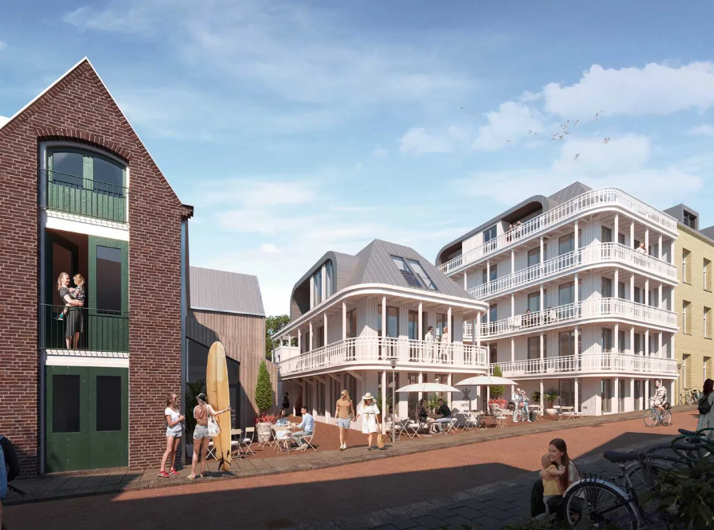 Architect tekening Hotel Paradis